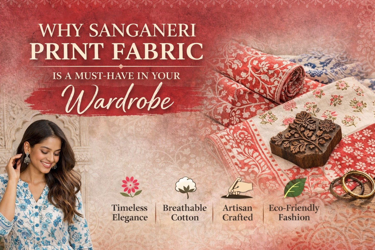 Why Sanganeri Print Fabric is a Must-Have in Your Wardrobe